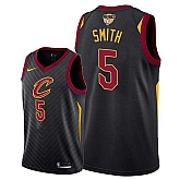 Cavaliers #5 J.R. Smith Black 2018 NBA Finals Nike Swingman Jersey,baseball caps,new era cap wholesale,wholesale hats
